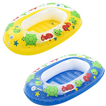 Bestway Kinder-Schlauchboot Kiddie Raft 102 x 69 cm, Sortiert 34037CB Mehrfarbig