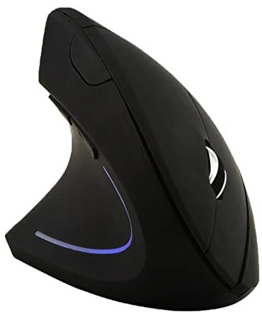 Vinciann Souris verticale sans fil ergonomique tunnel carpien 6 touches gauchers - main gauche