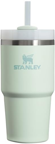 STANLEY Quencher H2.0 FlowState Stainless Steel Vacuum Insulated Tumbler with Lid and Straw for Water, Iced Tea or Coffee, Smoothie and More, Mist, 20oz