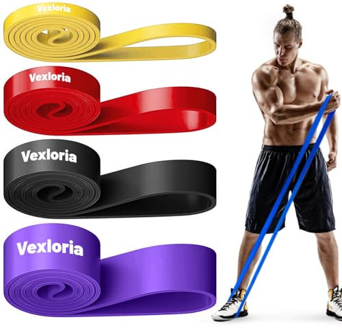 Vexloria Resistance Bands, Exercise Band with 5-85 LBS, Resistance Band Women for Gym, Home, Yoga Studio, Resistance Bands Set Men