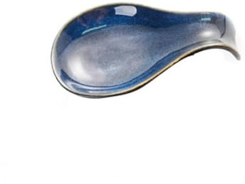 SHOWERORO Keramische Löffelablage Glatt Elegant Löffelhalter Küchengerät Halterung Utensilienablage Mit Stabilem Premium-Keramik Material Für Essstäbchen Gabeln Löffel