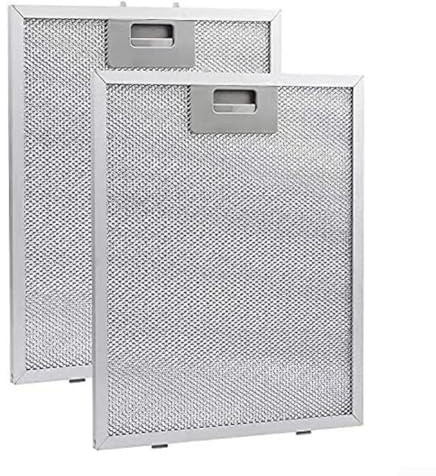 Cloudpower 2 filtri per cappa da cucina, filtri antigrasso in alluminio, 5 strati, per cappa aspirante, cappa aspirante, cappa aspirante, filtro a rete, 35 x 28.5 cm