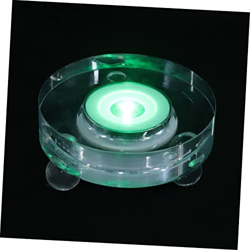 Artibetter Led-lichtsockel Beleuchtungssockel Displaysockel Nachtlichtzubehör Kristallbeleuchtung Usb-stromversorgung Dekoration Für Hochzeiten Mottopartys Abschlussfeiern Jubiläen