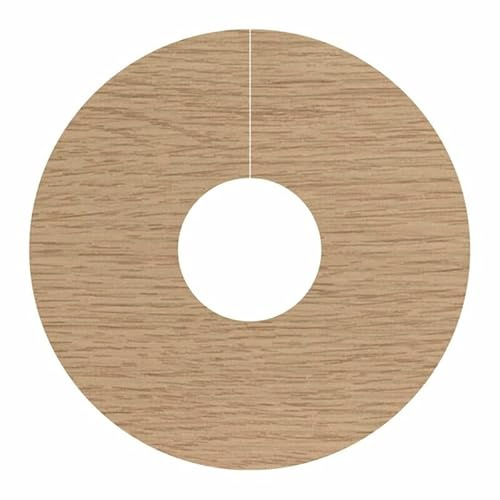 Project DIY® Self-Adhesive Laminate Pipe Covers, Seamless Radiator Pipe Finish | Easy Peel & Stick, Durable & Stylish, Perfect for Laminate Flooring, 4-Pack - 15mm (Light Oak)