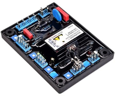 1 unidad de regulador de voltaje automático AVR AS440 rojo, estabilizador, panel de control, generador, piezas de alternador sin escobillas(AS440)