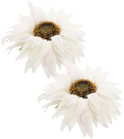 JECOMPRIS Fermatende a Forma di Girasole e Metallo 2 Pezzi, Resistenti Forza di Chiusura Forte, Accessori per Tende da Interno Casa e Hotel Decorativi