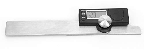 Verstellbarer Metall Winkelmesser 0-180° - Digitales Gradmesser mit 0,01° Genauigkeit - Hochpräzises Winkelmessgerät für Holzarbeiten, Bau & Mechanik