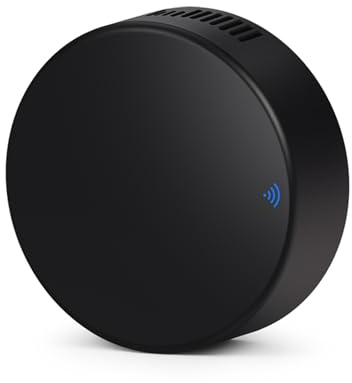 Télécommande Universelle Intelligente IR WiFi pour Commande vocale à Domicile Compatible avec ABS Noir