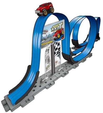 Slotcar - Set di giochi per pista da corsa, flessibile, per bambini, ragazze, ricompense di classe