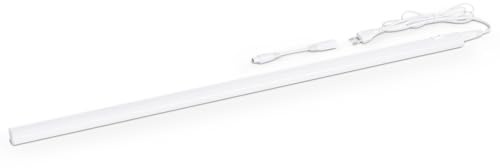 SEBSON LED Unterbauleuchte Küche 120cm mit Stecker und Schalter, 4000K Neutralweiß 18W 2900lm, LED Lichtleiste 230V, Küchenlampe Unterbau 1180x30x22mm