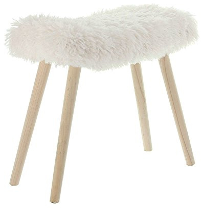 FRANK FLECHTWAREN Hocker Kuschelfell