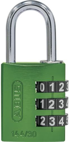 ABUS | Zahlenschloss | Aluminium | 144/30 Lock-Tag | VE 6 Stk | grün