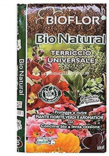 Sacco di torba universale da 20 litri di alta qualità con pH più basso. Consigliato vasi da pavimento e pendenti, Cactus, Bonsai e Orchidee.