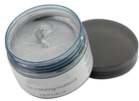 Temporäre Haarwachs Farbe, OCHILIMA Haarwachs Frisur Farbstoff Schlamm, natürliche Inhaltsstoffe Waschbare Haarstylingcreme für Männer Frauen Farbwachs 120g /4,23 Unzen