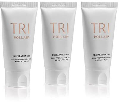 TriPollar STOP Preparation Gel 50ml - High Radio Frequency Skin Tightening Facial Machine Gel - Professional Home RF Anti-Ageing Formula - Compatible With TriPollar STOP Devices Pack of 3