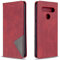 Posanter Kompatibel mit LG K61 Hülle, Handyhülle Samsung LG K61, LG K61 Hülle Klappbar, PU Leder Brieftasche Klappbar Flip Schutzhülle Klapphülle(Rot)