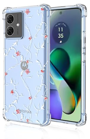 WBWONE Estampados Pintados Funda para Motorola Moto G54 5G, Carcasa Protectora Antigolpes Suave TPU Silicona Caso Anti-Choques Resistente a los Arañazos Case (A94)
