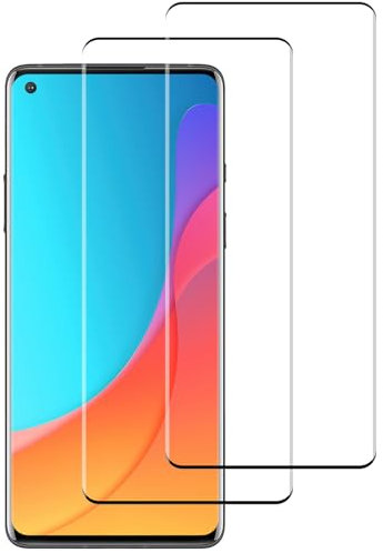 Beukei Protector Pantalla para Oneplus 10 Pro, 2 Piezas Vidrio Templado, [Antiarañazos][Antihuellas][9H Dureza] Glass