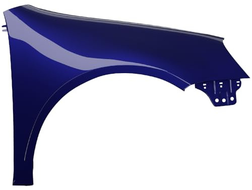 BLU Premium Kotflügel Passend für VW Volkswagen Golf V 5 schrägheck LD5Q Rechts Blau | 2003-2009 | Vorderseite Vorne | Verzinkt & Lackiert | Einbaufertig