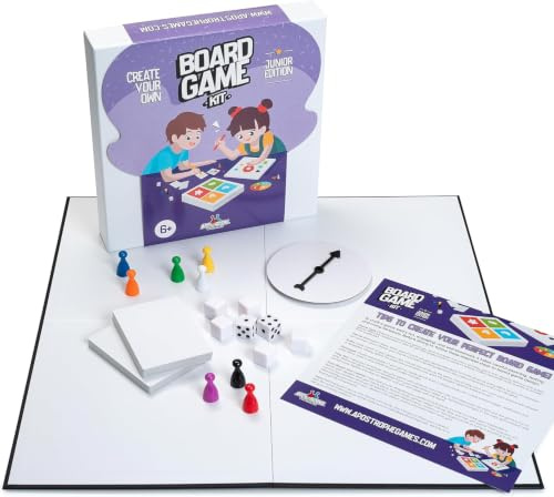 Junior Skapa ditt eget spelkit, DIY-kit med bräda och tillbehör, engelska