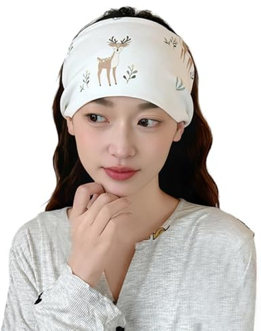 Breathable Double Layer Maternity Cap For New Mothers Stretchy Nursing Headwear Comfortable Postpartum Head Cover Stretchy Nursing Head Scarf