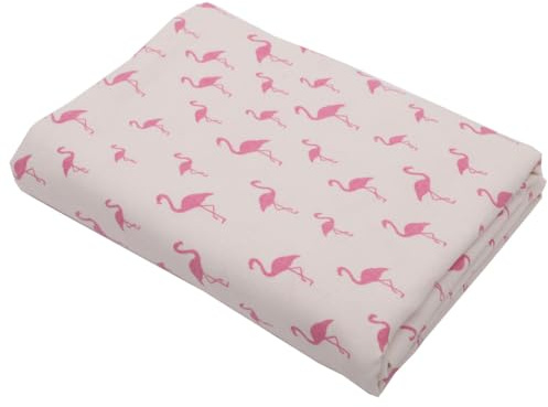 TMTGTS Bomullstyg 1,5 x 1 m tryckt tyg linne möbeltyger flamingo mönster filttyger överdrag dekorativt tyg klädtyg modetyg sömnadsmaterial gardintyg foder bomullstyg