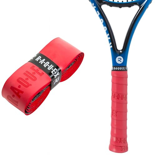 Raquex Enhance Replacement Racket Grip: Tennis Grip, Badminton, Squash Grip Tape, Padel, Pickleball. 14 Colours. Premium, Self-Adhesive Tennis Racquet Grip with Finishing Tape