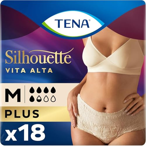 Tena Lady Silhouette Pants Plus, Größe M, 2er Pack (2 x 9 Stück)