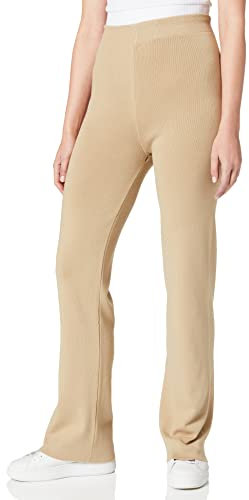 NA-KD Punto Pantalones Informales, Verde, 48 para Mujer
