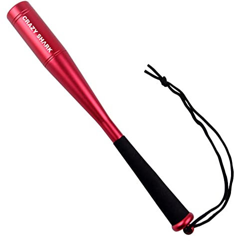 CRAZY SHARK Aluminium Fischtöter - Robuster Totschläger für Fische mit rutschsicherer Griff - handlich und praktisch inkl. Handschlaufe