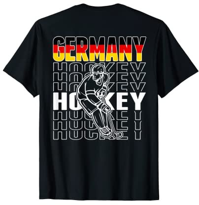 Deutschland Eishockey Fans Trikot Deutsches Hockey Team Supporter T-Shirt