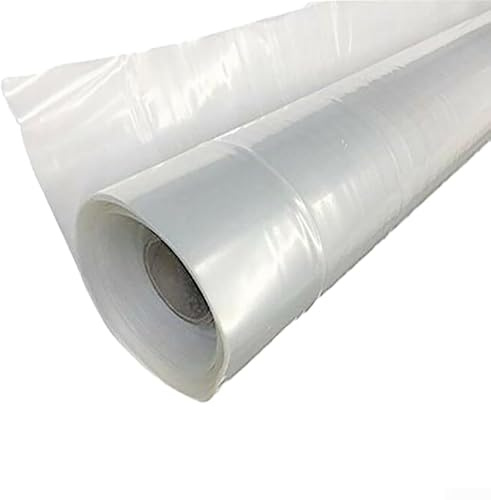 1 rouleau de film plastique transparent pour serre et agriculture (2 m x 20 m)