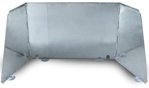 Pare-vent universel pour réchaud de camping en acier réglable 38-70 cm Sac de rangement compatible avec cuisinière à gaz 1-2-3 feux pliable Protection anti-éclaboussures Camping Cuisine
