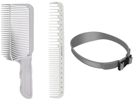 GXGM Haarschneidekamm Verstellbare Haarschneide Hilfe Grau Haarschneidehilfe Haarschneide Schablone Ideal für Selbsthaarschnitte Männerfrisuren