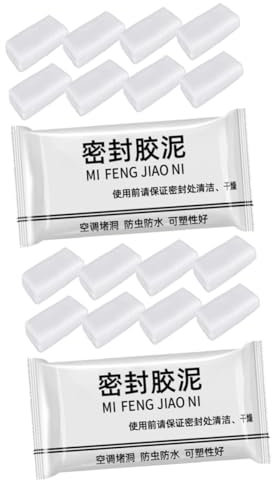 Gadpiparty 40 Stk caulkmate wall repair paste Reparaturmasse für Klimaanlagenrohre sealer Trockenbau-Lochfüller Wandspachtel für Löcher Wohnung muss haben Rohrdichtmittel Dichtton Zement Weiß