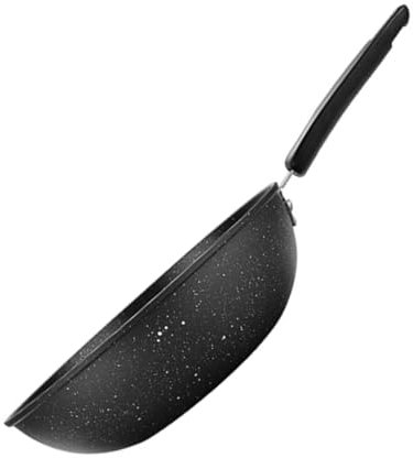 OKUMEYR Wok Antiaderente Maifan Padella Design Multifunzionale Per Frittura e Su Piano Gas Per