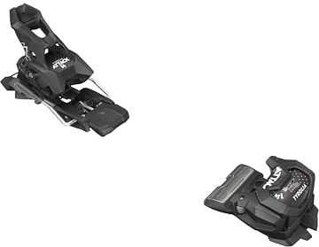 Tyrolia Attack 14 GripWalk Alpine Ski Bindings (Solid Black, 95mm)
