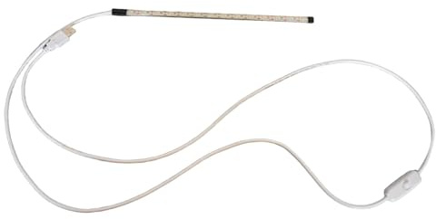 harayaa Saxophon Lecksuchleuchte, Kompakte Doppelseitige LED Streifen Test Lecksuchleuchte für Flöte, Klarinette Reparatur Und, 25cm