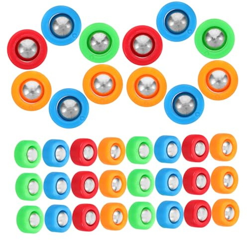 Toddmomy 40 Discos para Juego De Tejo Mini Rodillos para Curling Accesorios para Juegos De Mesa para