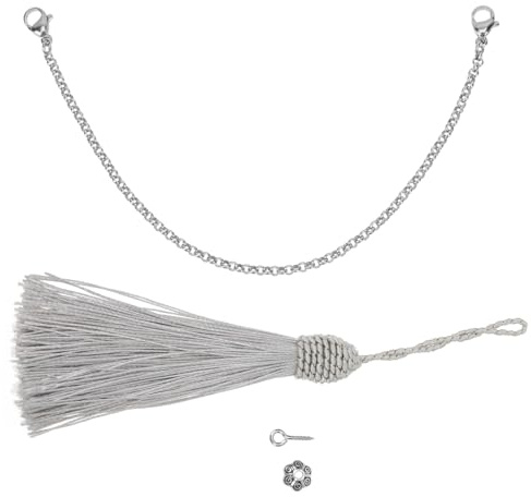 TOVINANNA Tremolo Kette für Kalimba Töne aus Hochwertiger Zinklegierung Glatte Oberfläche DIY Zubehör zur Klangvielfaltssteigerung und Dekorative Daumenklavier Kette