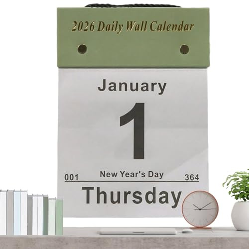 2026 Wandkalender,Terminplaner Abreißkalender | Tageskalender Für Die Wand,Für Studentenwohnheime Klassenzimmer Schüler Kinder Jugendliche Erwachsene Lehrer Freunde
