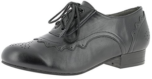 Hirschkogel Damen Trotteur Pumps, schwarz, 37 EU