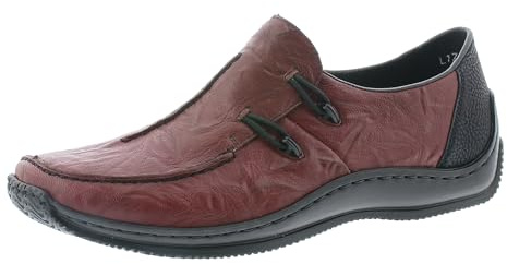 Rieker L1751-35, Mocassins Femme, Rouge (Wine/Schwarz 35), 40 EU