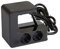 Base multiple U-POWER4 tomas 2P+TT 16A + 2 USB tipo ALegrand 694812Negro