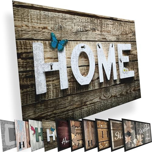 Valia Home Fußmatte - Schmutzfangmatte Türmatte für Innen und Aussen - Fussmatte - Sauberlaufmatte rutschfest - Fußabtreter Haustür - Home Design 40 x 60 cm (Home 1)