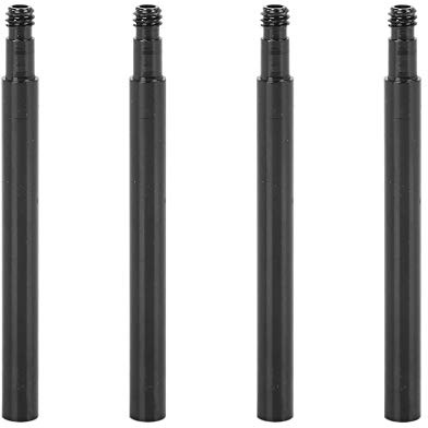 X AUTOHAUX Fahrrad Ventil Extender Schwarz 4Stk. 70mm Aluminiumlegierung | Französisch Typ, Erweiterung, Leicht Zu Bedienen, Schnell Aufpumpen, Tragbar, Brandneu, Gute Qualität