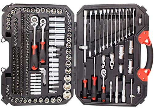 Kroftools Juego Llaves Vaso 1/4-3/8-1/2 218 Piezas