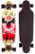 Sumeber Longboard Skateboard 31 Zoll for Anfänger Twin Tip Street Long Board Komplettes Drop-Through Freeride Skating Cruiser Boards mit Light Up Wheels für Jugendliche Erwachsene Kinder Als Geschenke