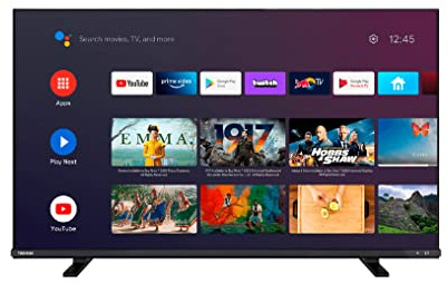 TV Toshiba 55UA4C63DG 55 UHD Smart ANDROIDTV WiFi USB HDMI Google ASSISTA CHOM