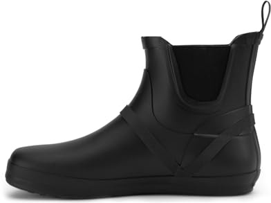 Xero Shoes Women's Gracie Barefoot Rain Boot, Black, 6